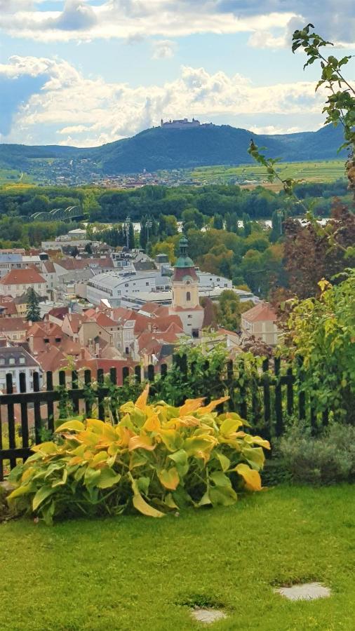 Blick Ueber Krems Mit Gartenpavillon エクステリア 写真